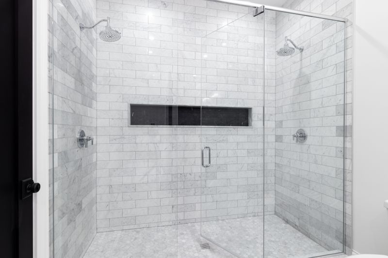 Modern Walk-in Shower Design Ideas with Glass Walls